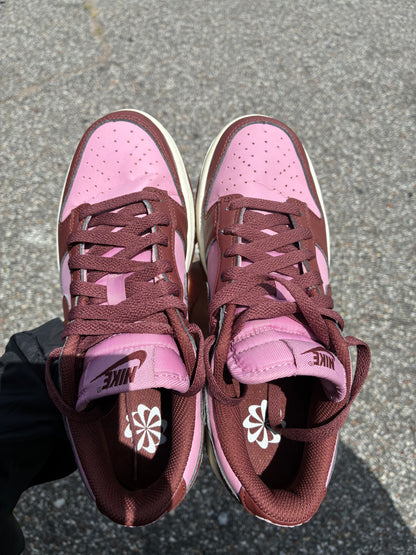 Nike dunks pink burgundy women sz 7
