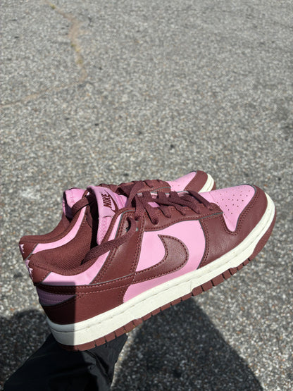 Nike dunks pink burgundy women sz 7