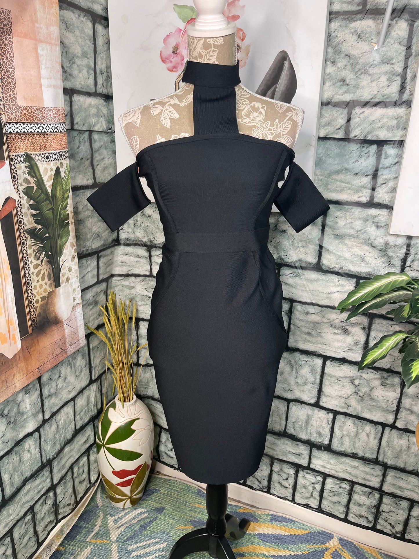 TicToc Black Dress Women sz Medium
