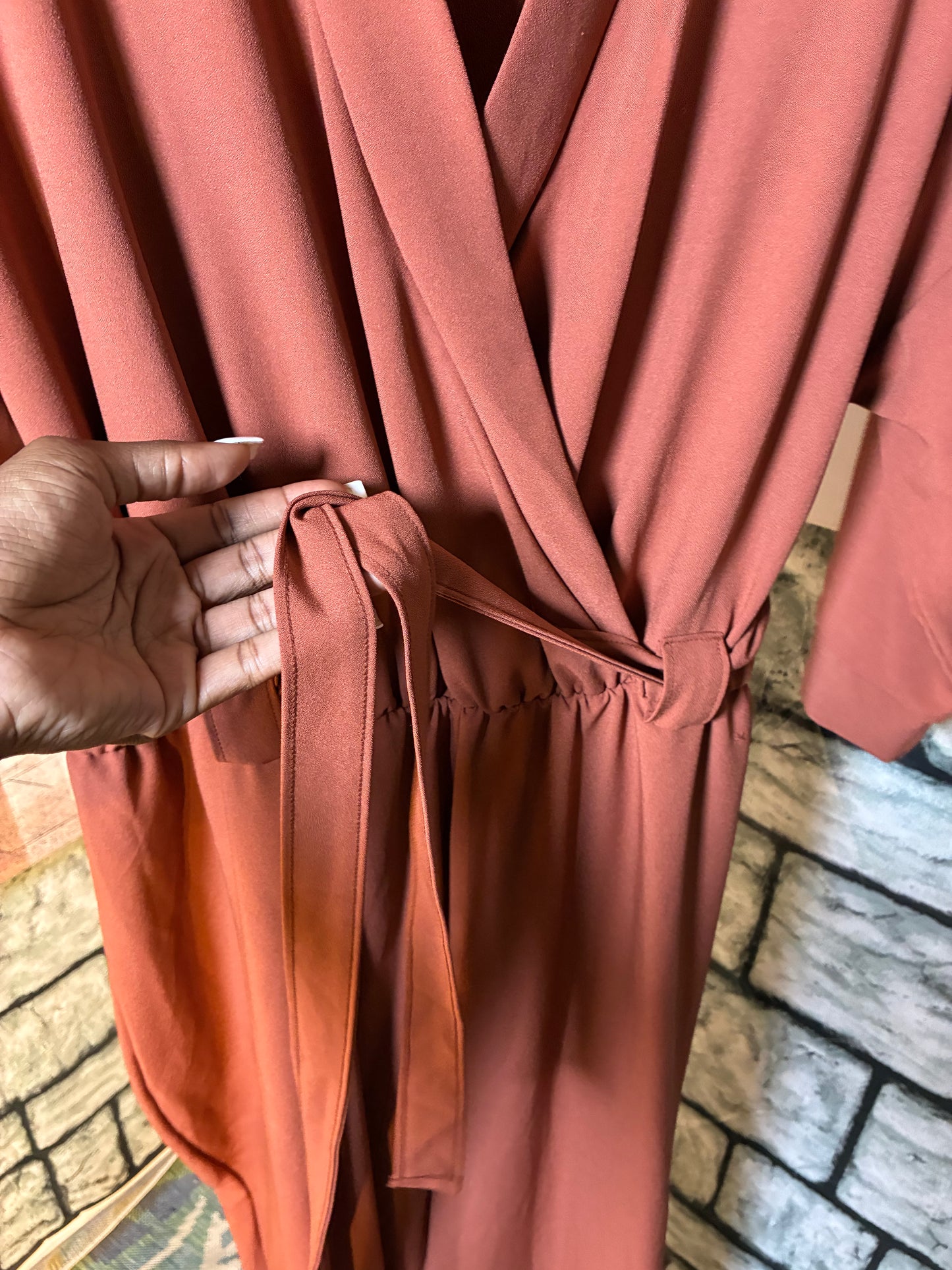 Fashion Nova Dark Orange Women sz 2XL