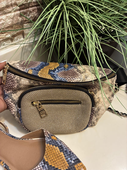 Steve Madden Set Flats Sz 10 + Bag