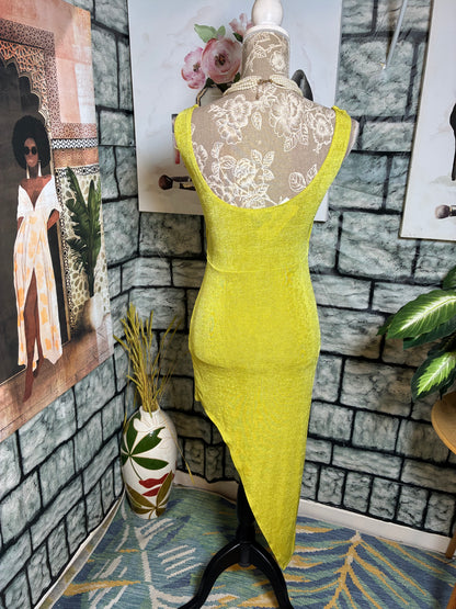 Pretty Little Thing Green Dress Women sz 8