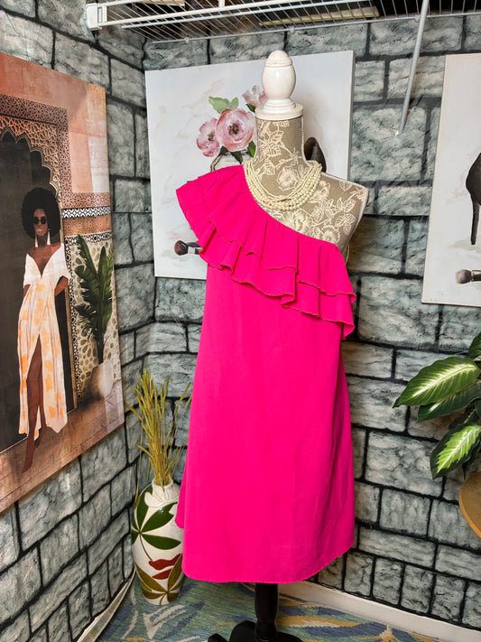 Shein Pink Dress Women sz Medium
