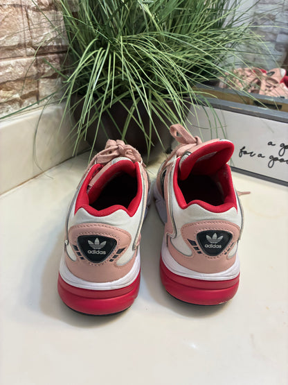 Adidas Pink White Women sz 7.5