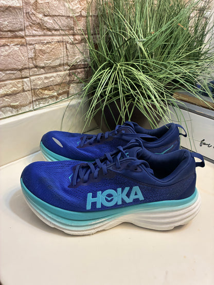 Hoka Blue White Men sz 12B