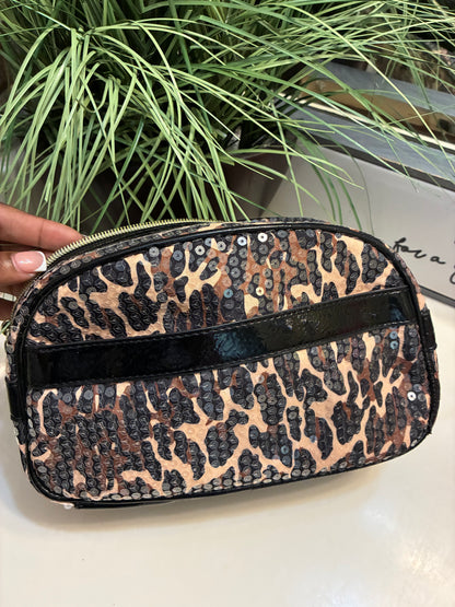 Betsey Johnson Animal Print Makeup Bag