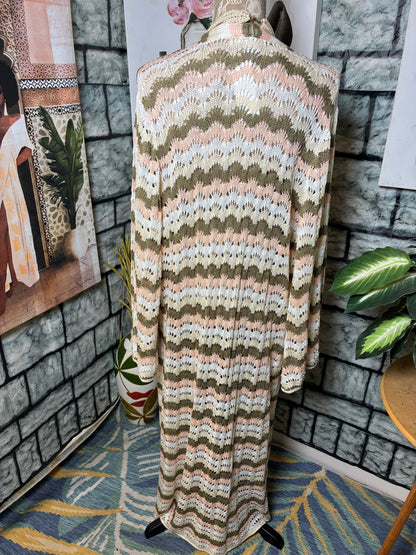 Venus Pale Green Cardigan Duster Women sz 3XL