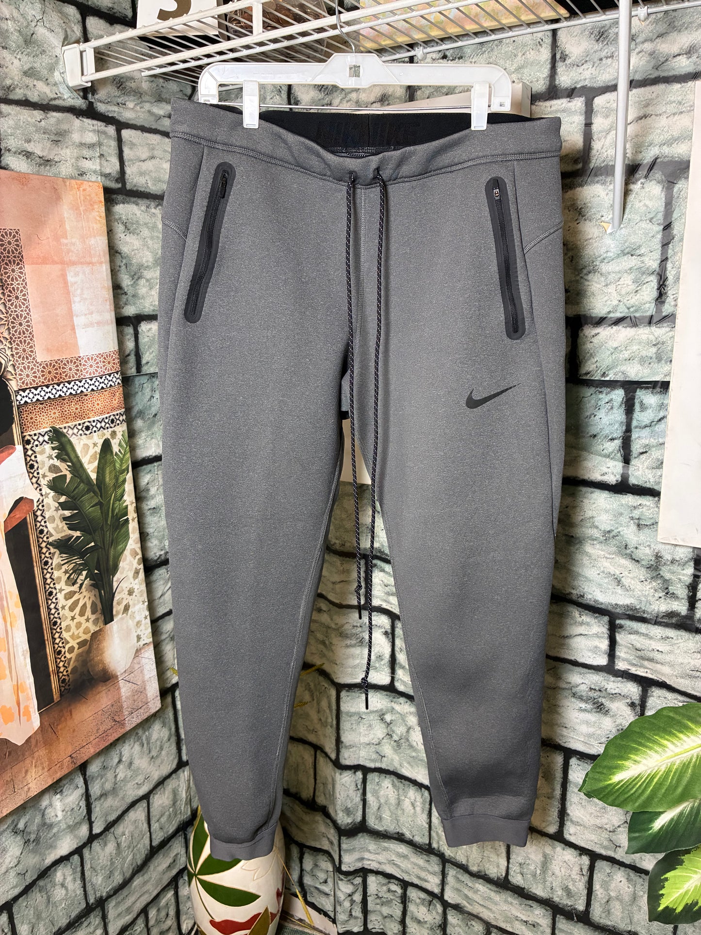 Nike Gray Jogger Pants Women sz XL