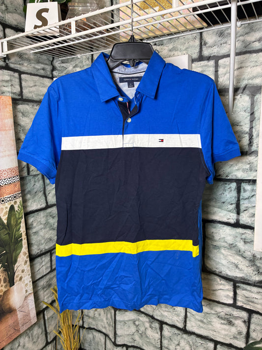 Tommy Hilfiger Blue Shirt Men sz Medium