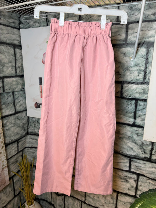 Shein Pink Pants Girls sz 8