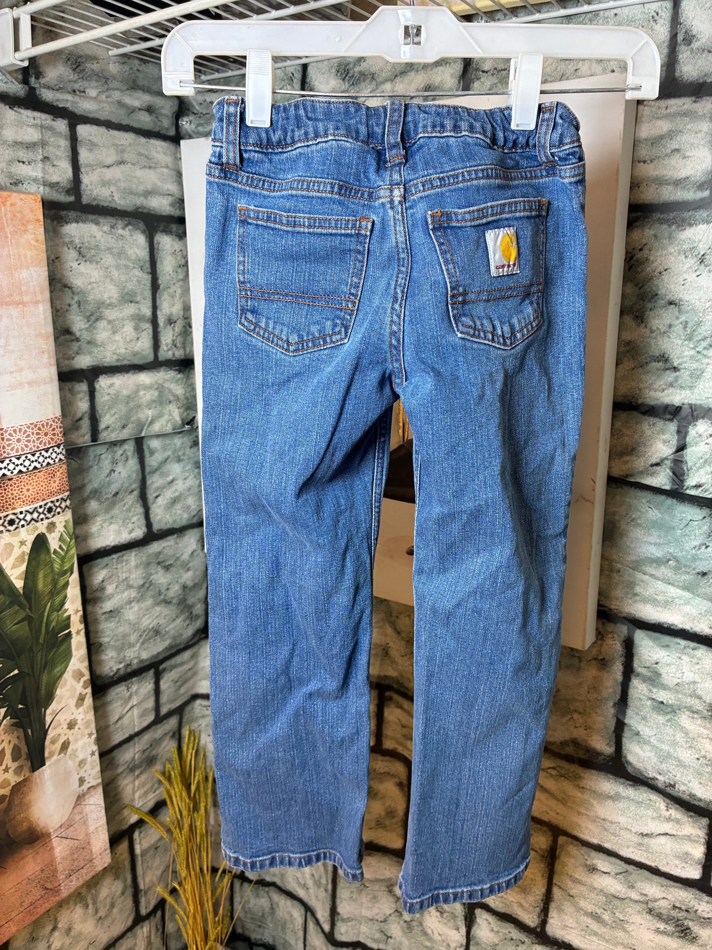 Carhartt Blue Denim Pants Boys sz 8