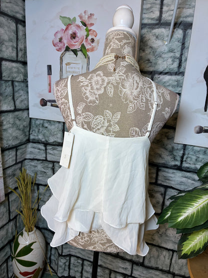 NEW Altar’d State Off white Blouse Women sz Medium