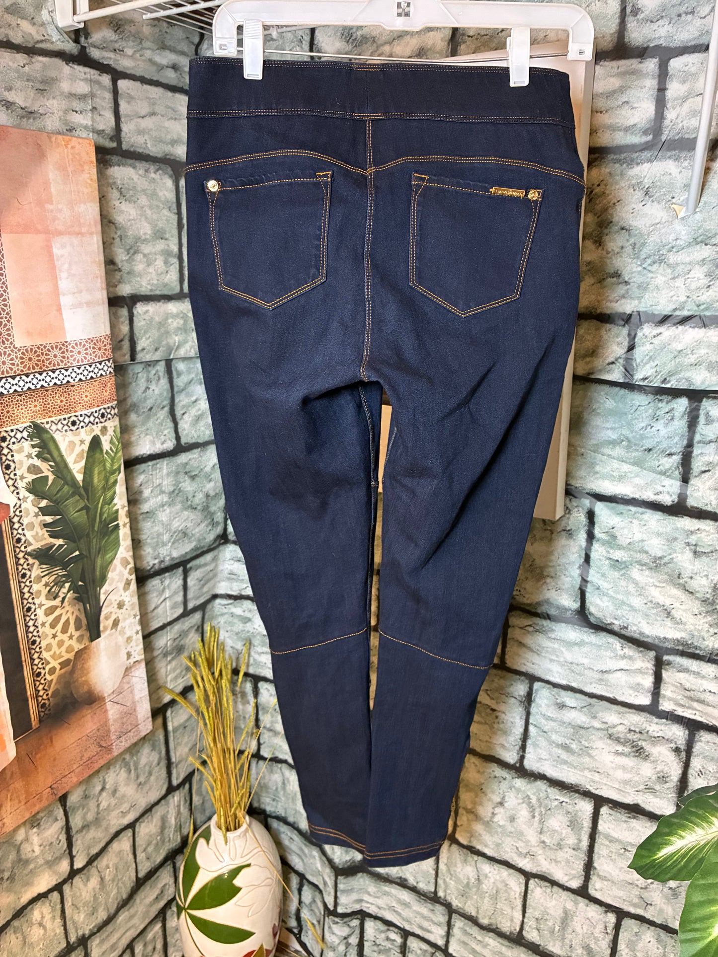 Michael Kors Blue Denim Jeggings Women sz Medium