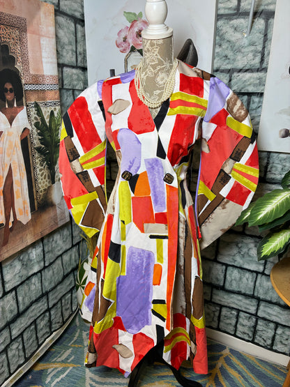 NEW New York & Co Colorful Dress Women sz Small