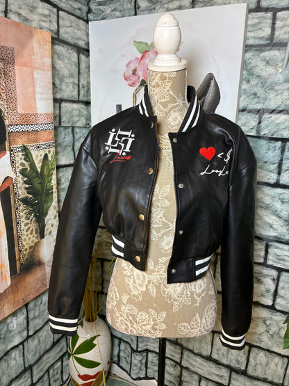 Daisy “Loveless” Black Jacket Women sz Medium