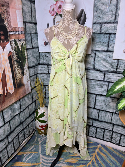 Wild Fable Green Dress Women sz Large