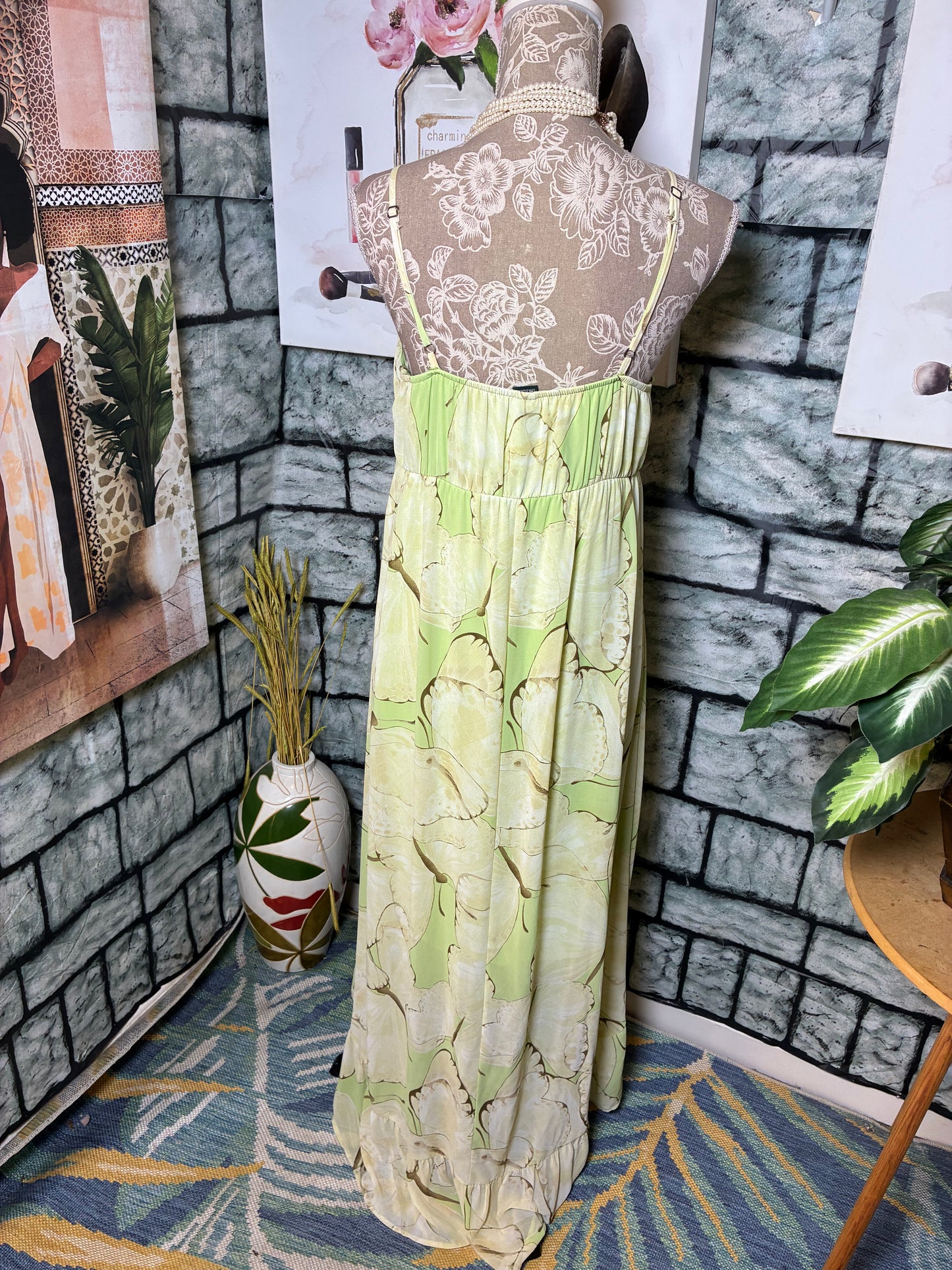 Wild Fable Green Dress Women sz Large