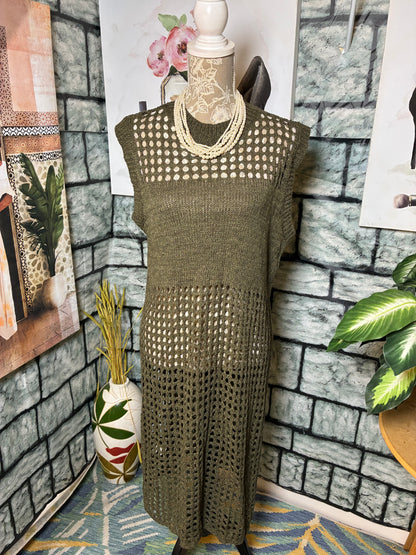 Talmlah Green Blouse Women sz Large