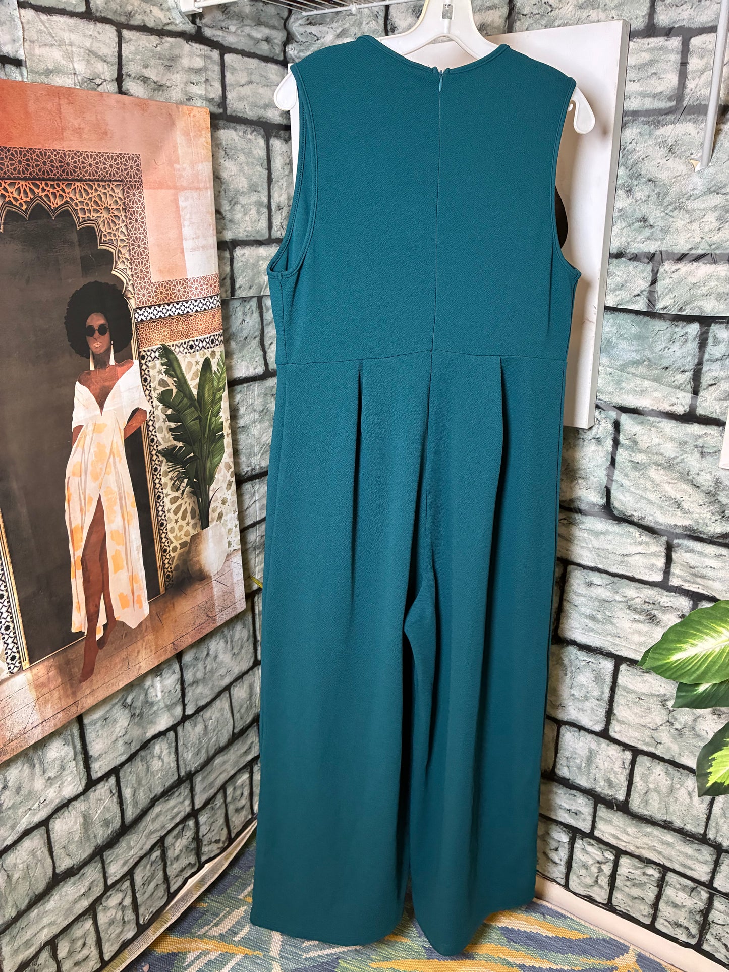 Shein Blue Jumpsuit Women sz 1XL
