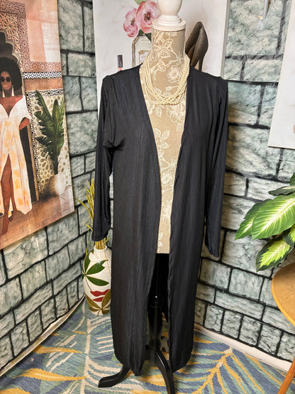 Rouge Black Duster Women sz 1XL