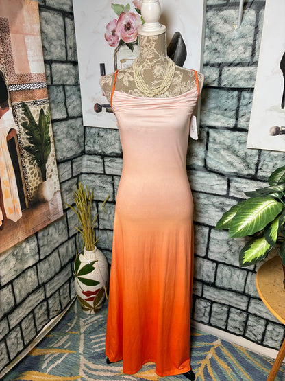 Shein Orange Dress Women sz Small
