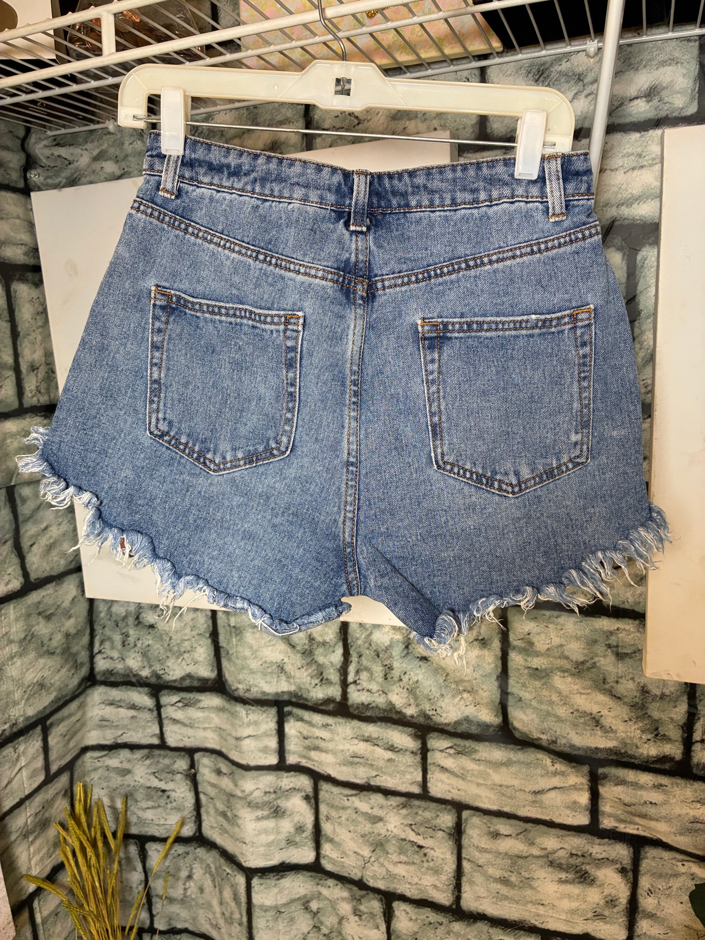 Wild Fable Blue Denim Shorts Women sz 6