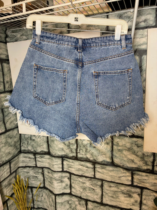 Wild Fable Blue Denim Shorts Women sz 6