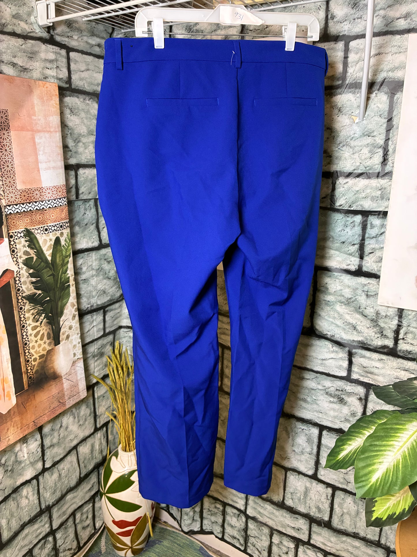 Liver Pool Blue Casual Pants Women sz 14
