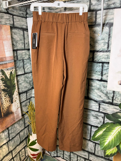 NEW A Byer Brown Casual Pants Women sz Small