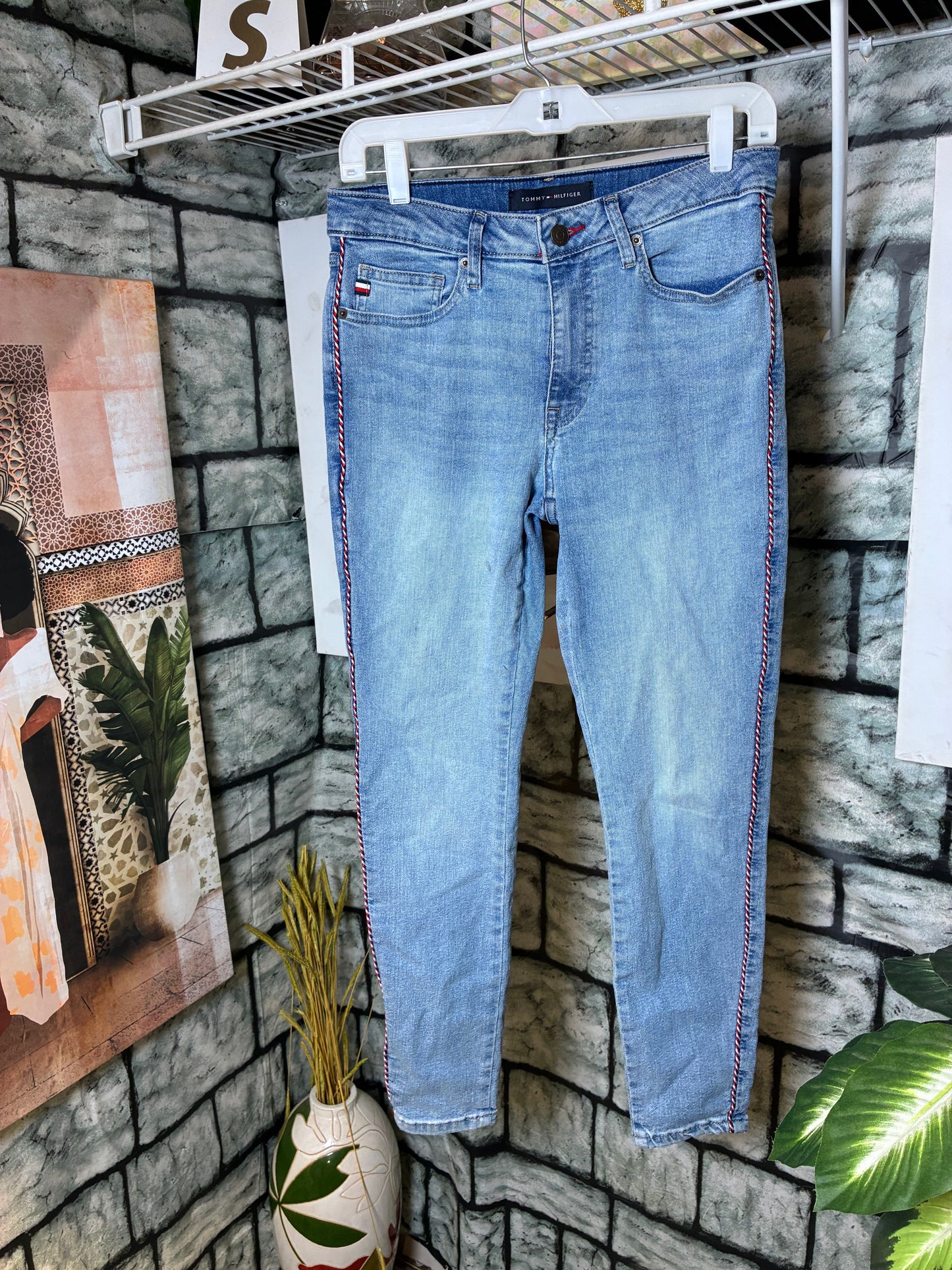 Tommy Hilfiger Blue Denim Pants Women sz 6
