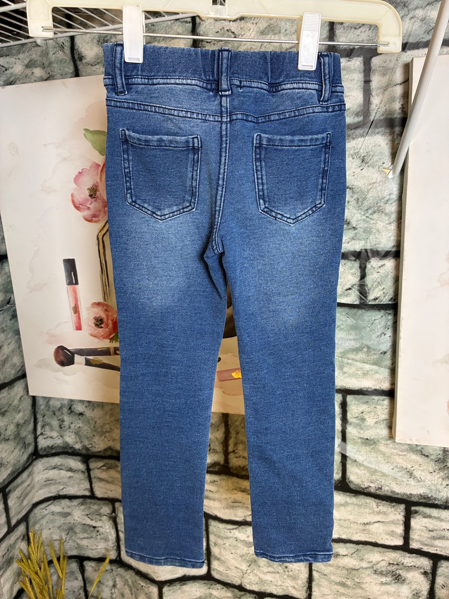 Flapdoodles Blue Denim Pants Girls sz 5