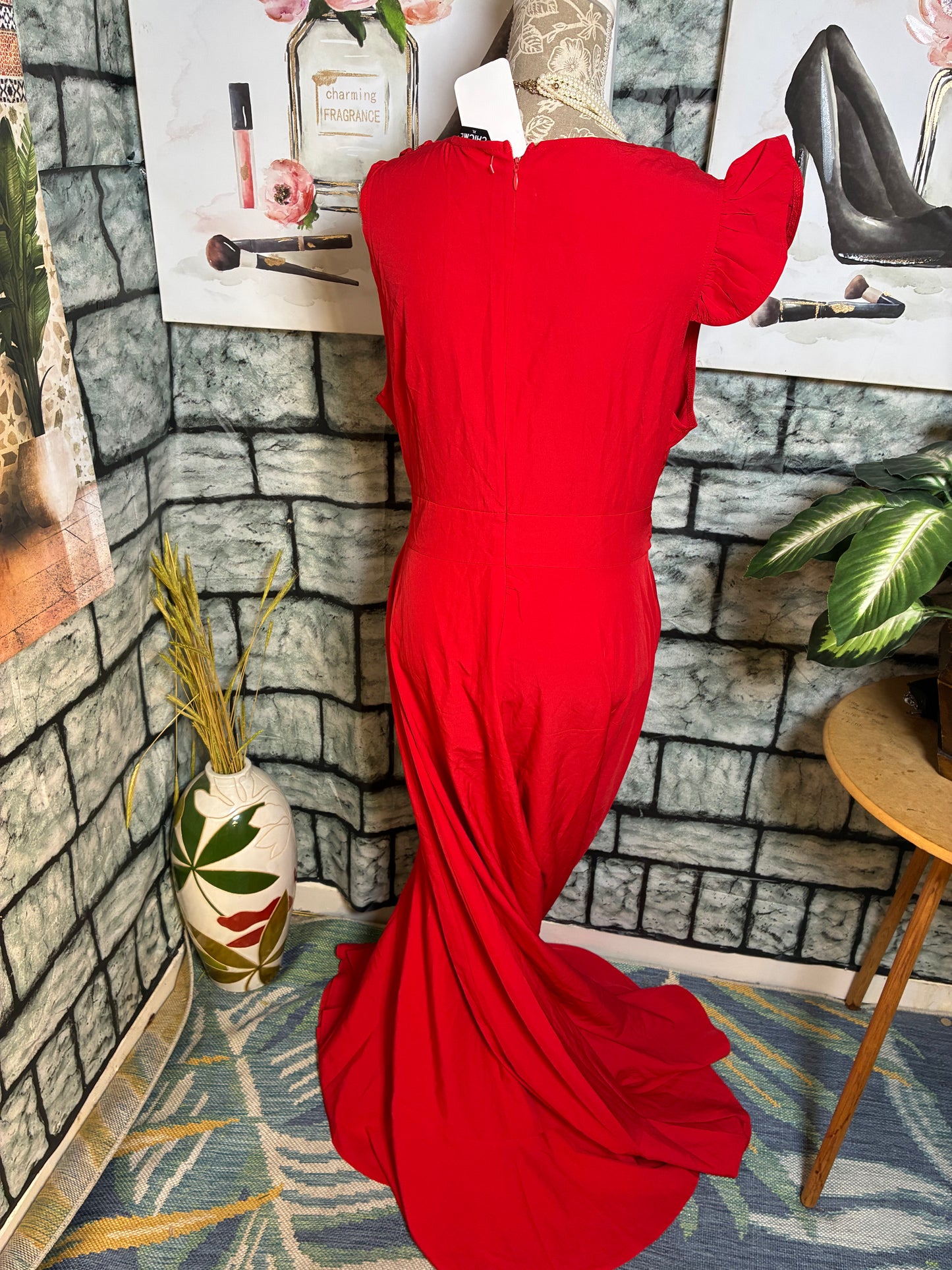 Chicme Red Dress Women sz XL