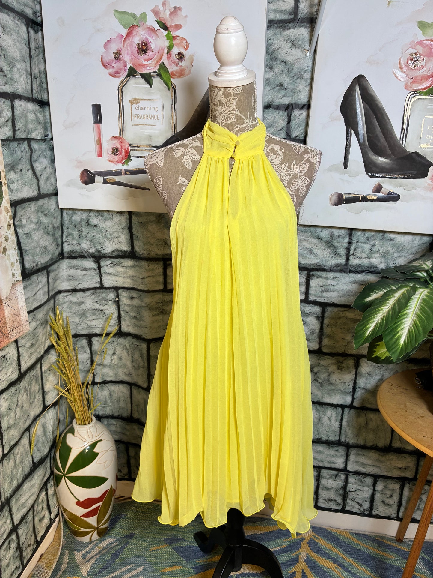 Yellow Dress Women sz Large
