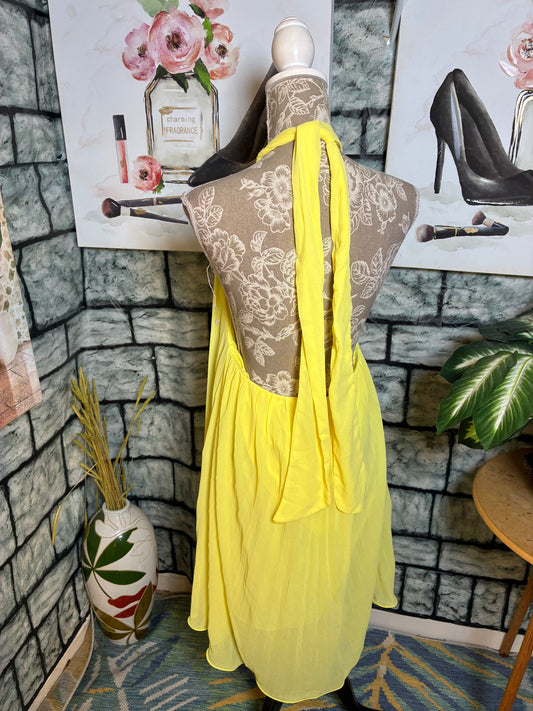 Yellow Dress Women sz Large