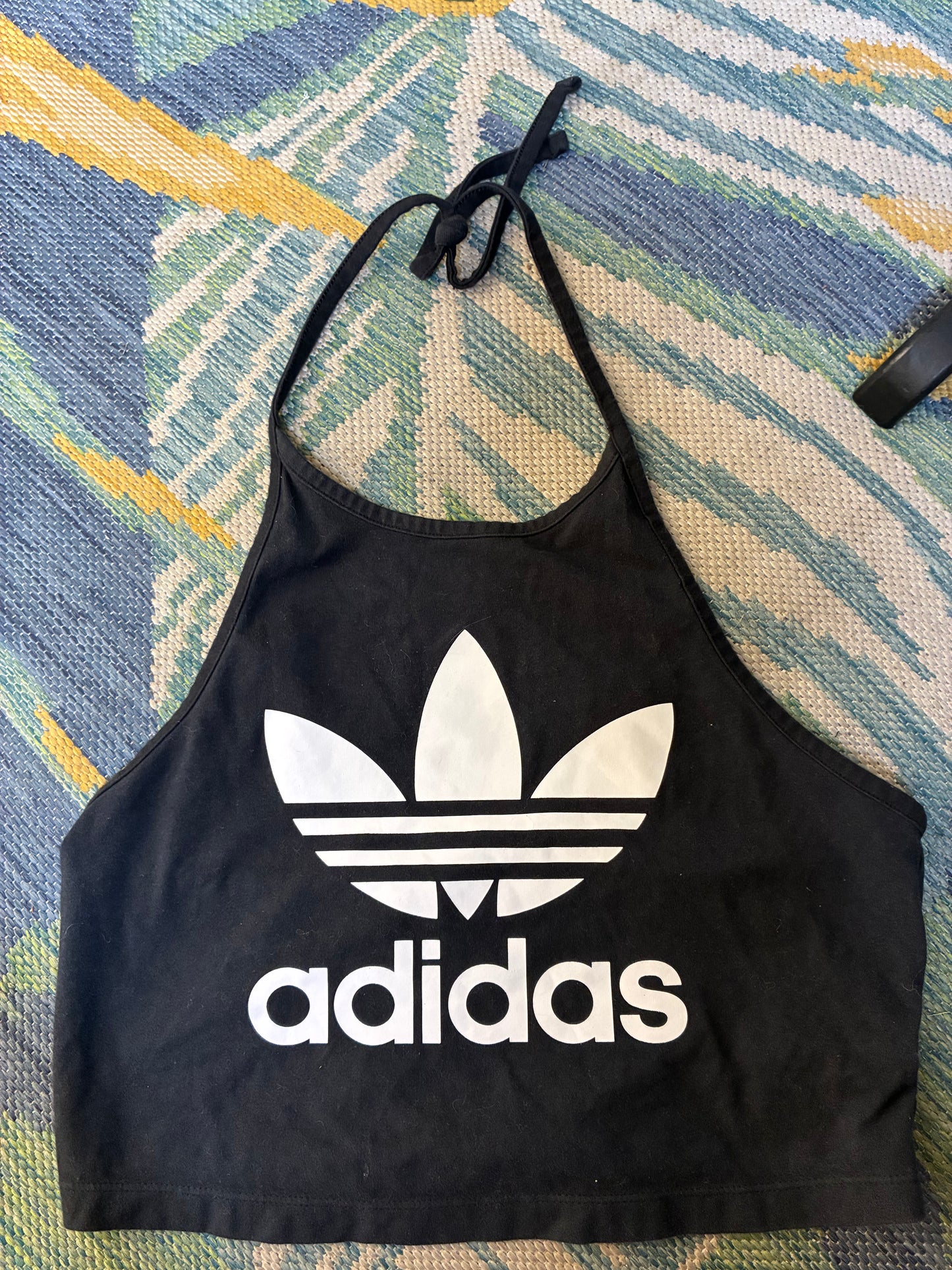 Adidas Black White Top Women sz Medium