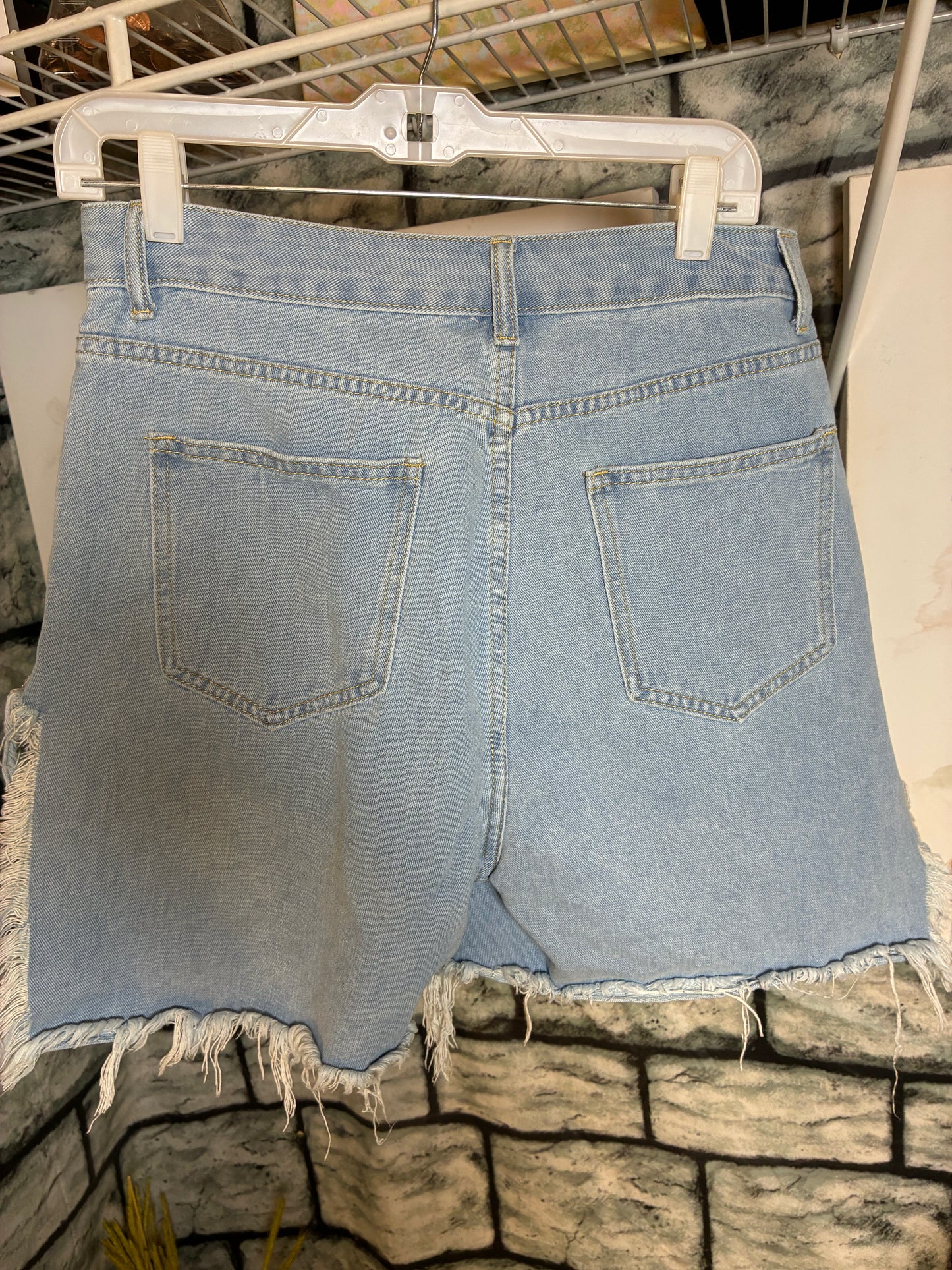 Blue Denim Shorts Women sz Large