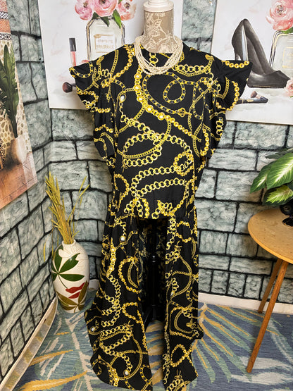 NEW Girl Soul Black Yellow Blouse Women sz 2XL
