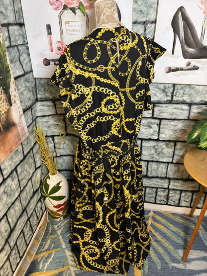 NEW Girl Soul Black Yellow Blouse Women sz 2XL