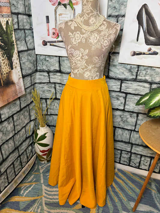 Yellow Skirt Women sz Medium