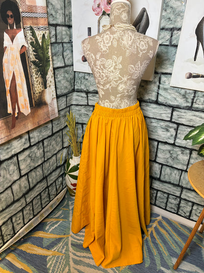 Yellow Skirt Women sz Medium