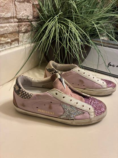Golden Goose Purple Off White Sneakers Women sz 35 = sz 5