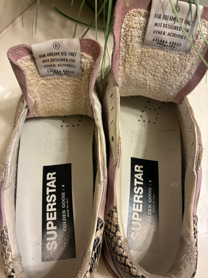 Golden Goose Purple Off White Sneakers Women sz 35 = sz 5