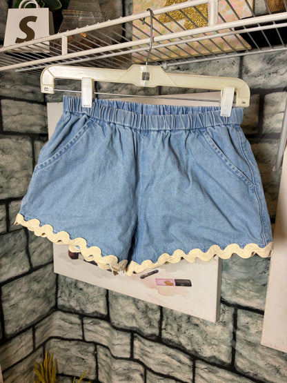 Old Navy Blue Denim Shorts Girls sz 8