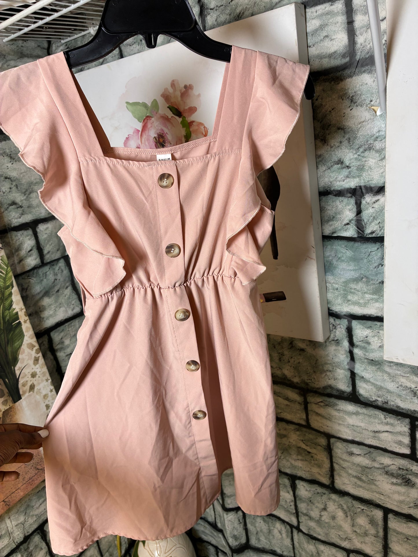 Shein Pale Dress Girls sz 140 = sz 12
