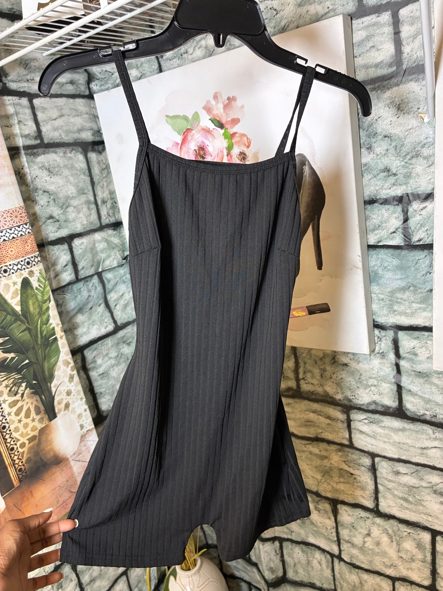 Shein Black One Piece Girls sz 14