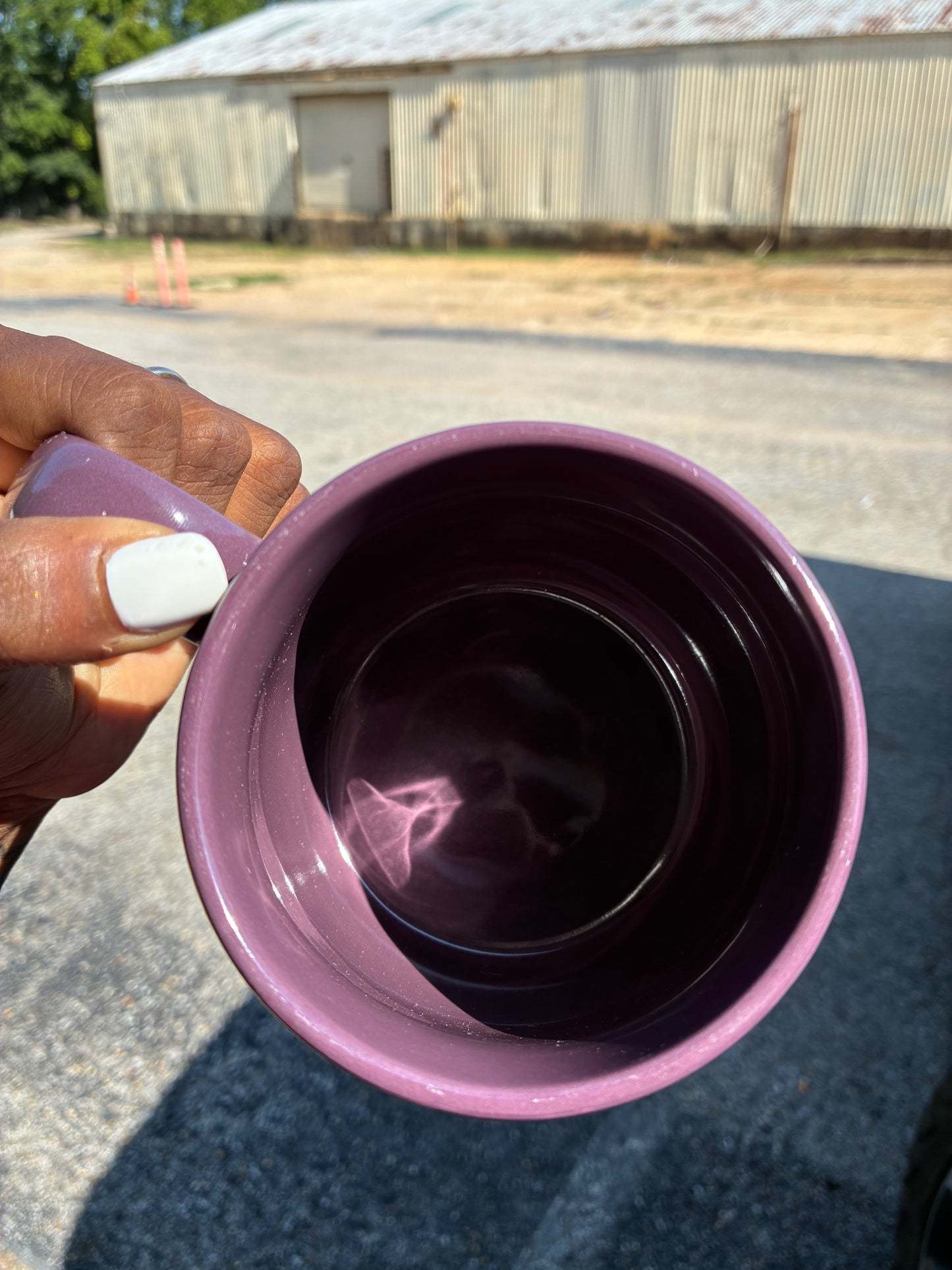 Fueled by Jesus & Coffee Purple Mug