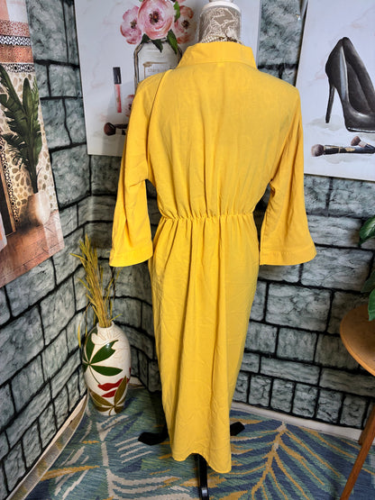 Yellow Dress Women sz Large