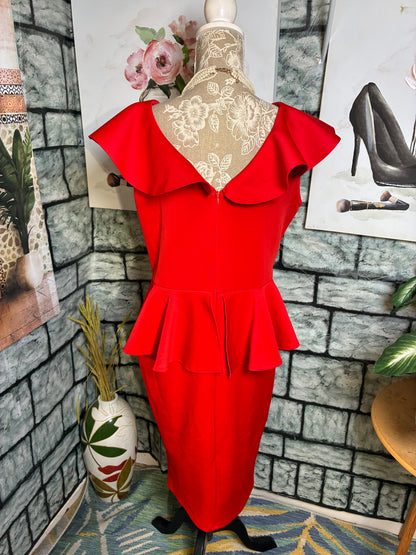 Red Dress Women sz 2XL