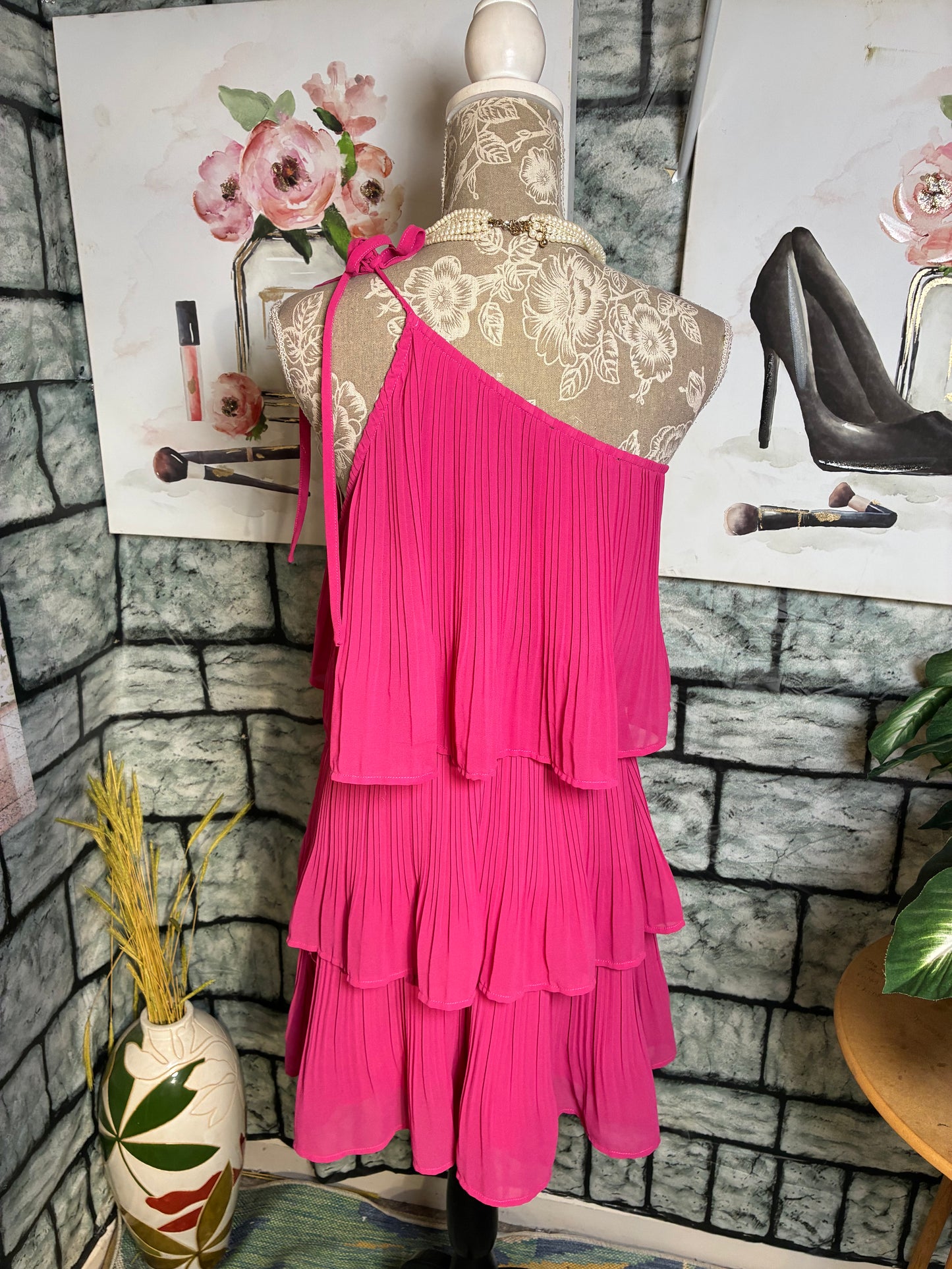 Zesica Pink Dress Women sz Medium