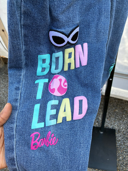Barbie Blue Denim Jeans Girls sz 12